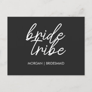 Bride Tribe   Modern Brudens sida Frieri Vykort