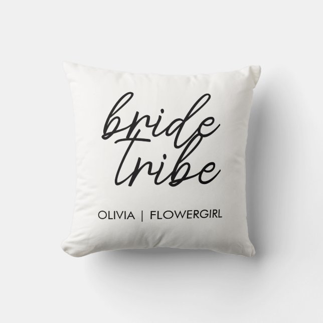 Bride Tribe | Modern flicka Kudde (Framsida)
