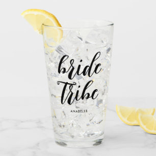 Bride Tribe Modern Minimalist Bachelorette Party Glaskopp