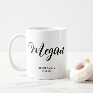 Bride Tribe Modern Minimalist Bachelorette Party Kaffemugg