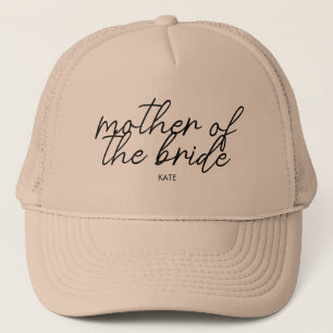 Bride Tribe Modern monogram Budens mamma Keps