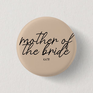 Bride Tribe Modern monogram Budens mamma Knapp