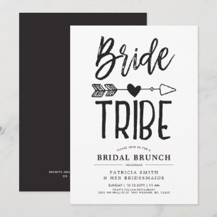 Bride Tribe Möhippa Brunch Bröllop Inbjudningar