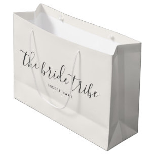 Bride Tribe Off White Cream Bröllop