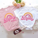Bride Tribe T-Shirt Bachelorette Retro Bride Tee<br><div class="desc">Bride T-Shirt Bachelorette Retro Bride Vintagen Bride to be Bride’s Maid BrideTribe</div>