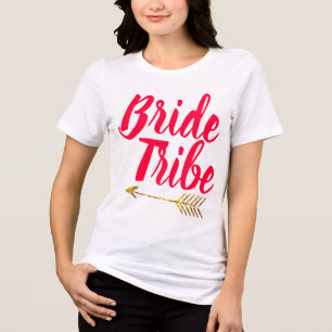 Bride Tribe Typography Calligaphy Hand Lettered Tröja
