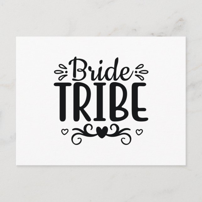 Bride tribe vykort (Framsida)