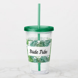 Bride Tropical Handflatan Löv Bachelorette Party W Take Away Mugg