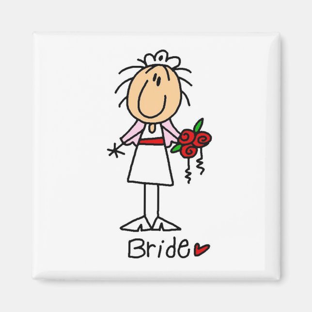 Bride Tshirts och Gifts Magnet (Framsidan)