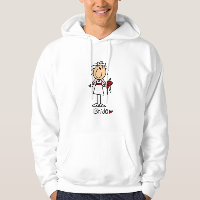 Bride Tshirts och Gifts Sweatshirt Med Luva (Framsida)