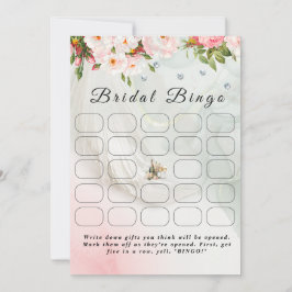Bride Veil innan jag gör Möhippa Bingo Game Inbjudningar