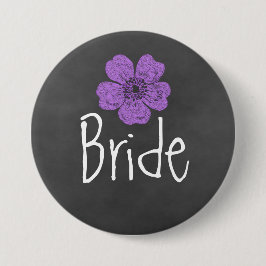 Bride Vild Lila Ro Chalkboard Knapp