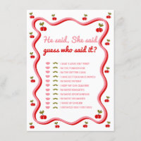 Bride vs. Groom Retro Cherry-duschkort