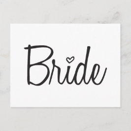 Bride Vykort