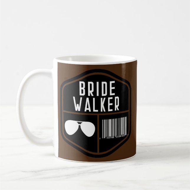 Bride Walker Father of the Bride Bachelor Wedding Kaffemugg (Vänster)