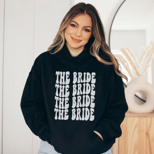 Bride White Customized Matching Brudens sida T Shirt