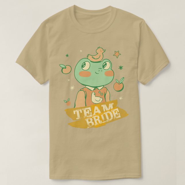 Bride Women Bachelorette Hen Natt Pa T Shirt (Design framsida)