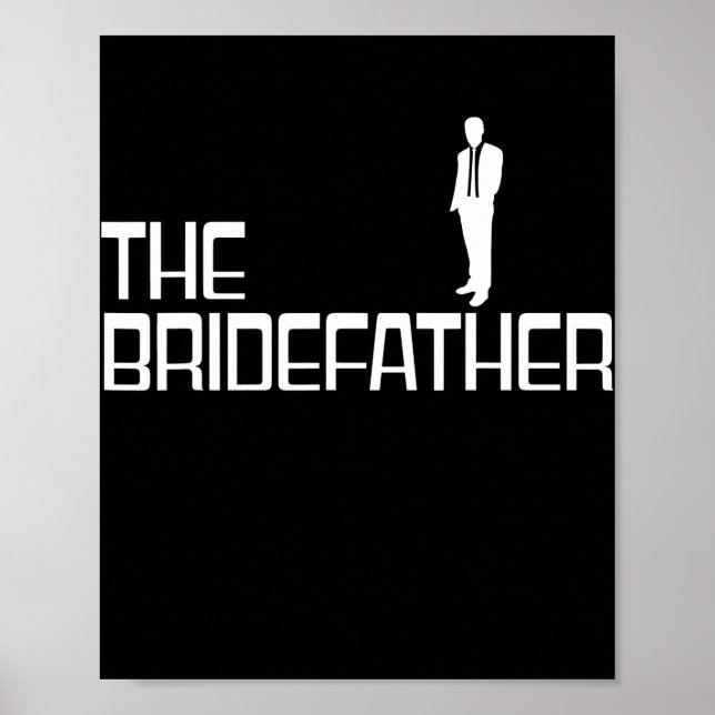 Bridefadern Far i Bride Bröllop Poster (Framsidan)