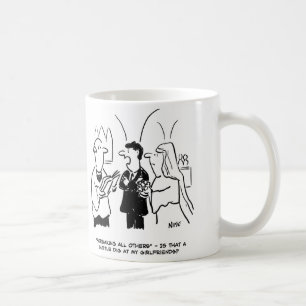 Bridegroom tror att Vicar gräver honom Kaffemugg
