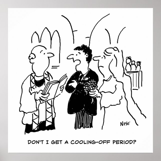 Bridegroom vill ha en "avkylningsperiod"-funktion poster (Framsidan)