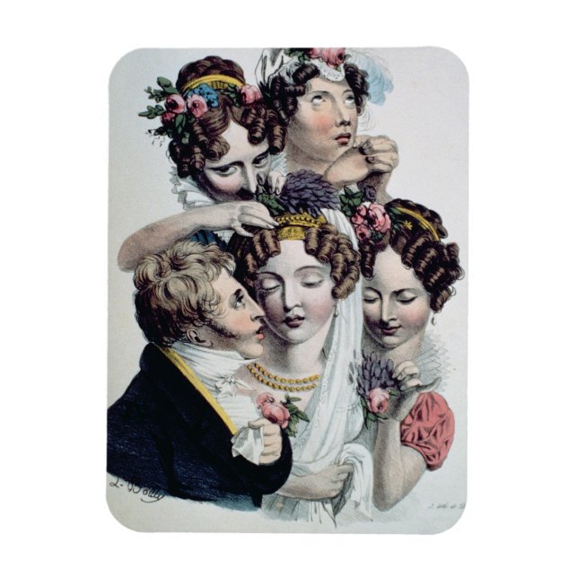 Briden, 1820 (litho) magnet (Vertikal)
