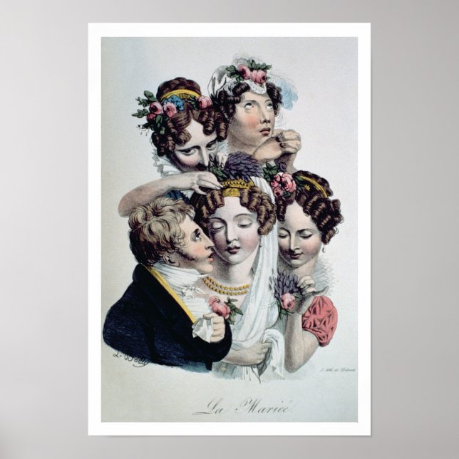 Briden, 1820 (litho) poster (Framsidan)