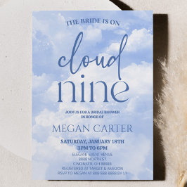 Briden är på molnet nio Möhippor Inbjudningar