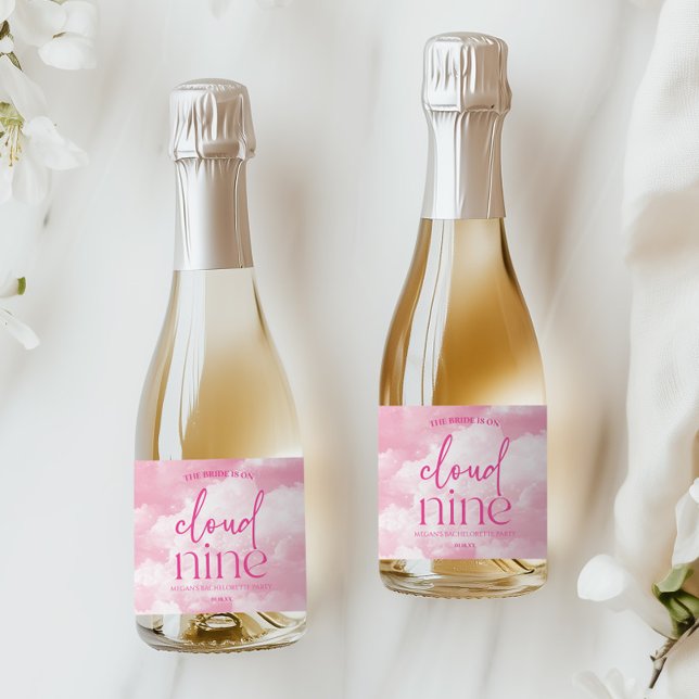 Briden ligger på molnet Nine Rosa Bachelorette Par (Skapare uppladdad)