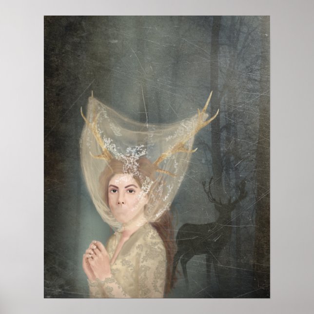 Briden, mörk romantik, gotisk poster (Framsidan)