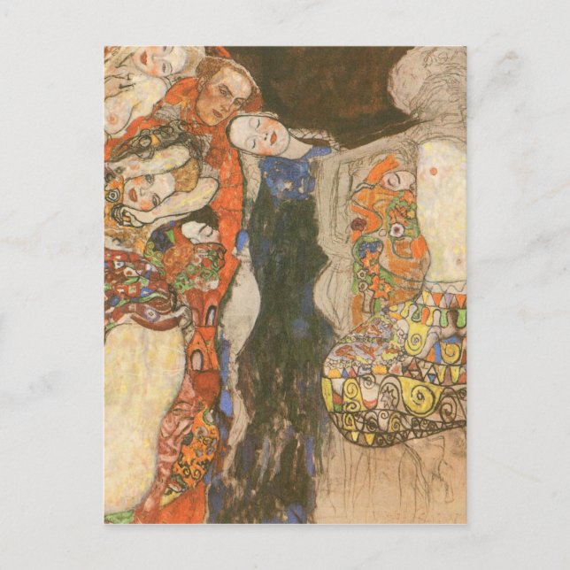 Briden (oavslutad) av Gustav Klimt Vykort (Framsida)