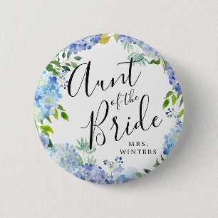 Bridens Auntie Carolina Bloom Bröllop Knapp