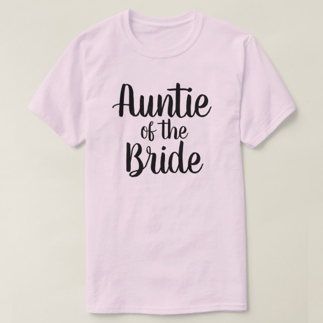 Bridens Auntie T Shirt (Design framsida)