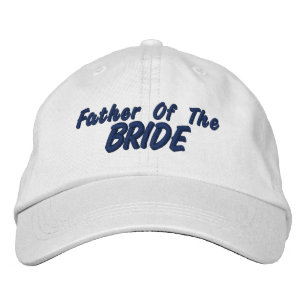 Bridens far broderad keps