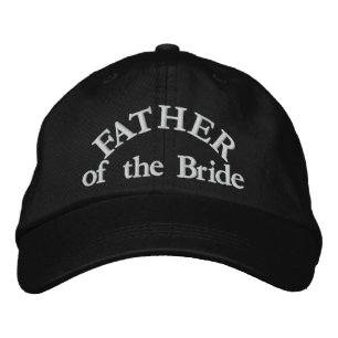 Bridens far broderad keps