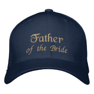 Bridens far broderad keps