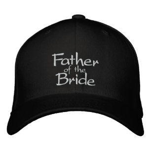 Bridens far broderad keps