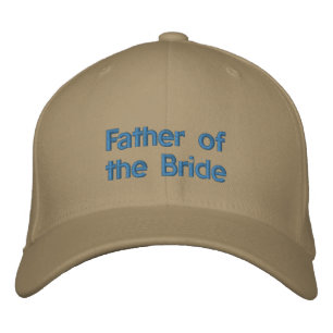 Bridens far broderad keps