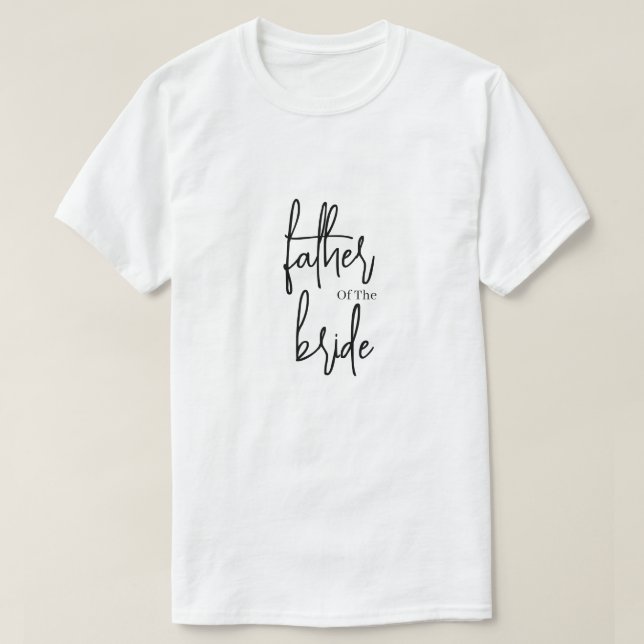 Bridens far t shirt (Design framsida)