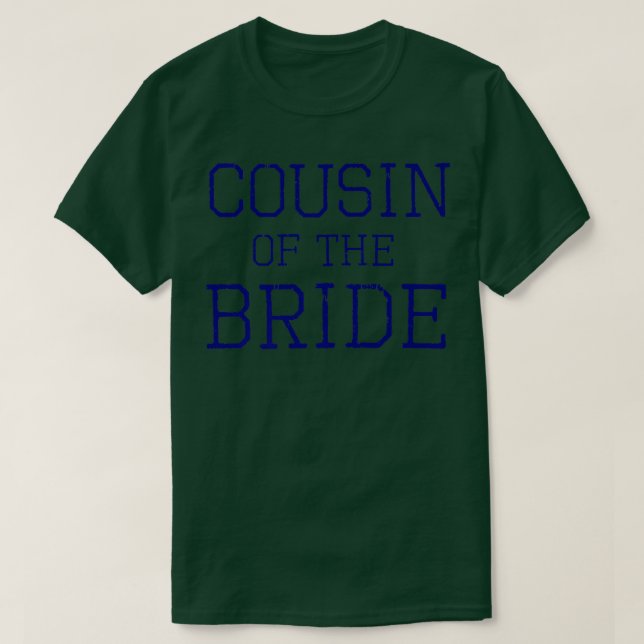Bridens kusin - samordnande Bröllopsfest P T Shirt (Design framsida)