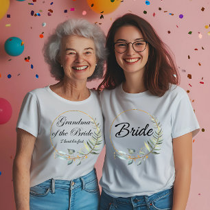 Bridens mormor - jag älskade hennes första t shirt