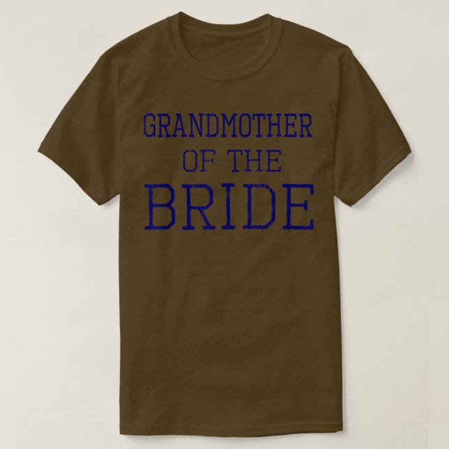 Bridens mormor - Koordinerande Bröllop Pa T Shirt (Design framsida)
