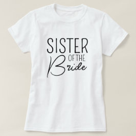 Bridens syster - Cute Family Bröllop T Shirt