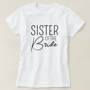 Bridens syster - Cute Family Bröllop T Shirt