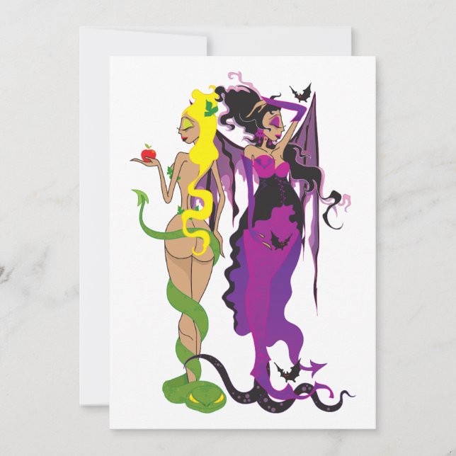 Brider i Adams inbjudningar (Framsida)