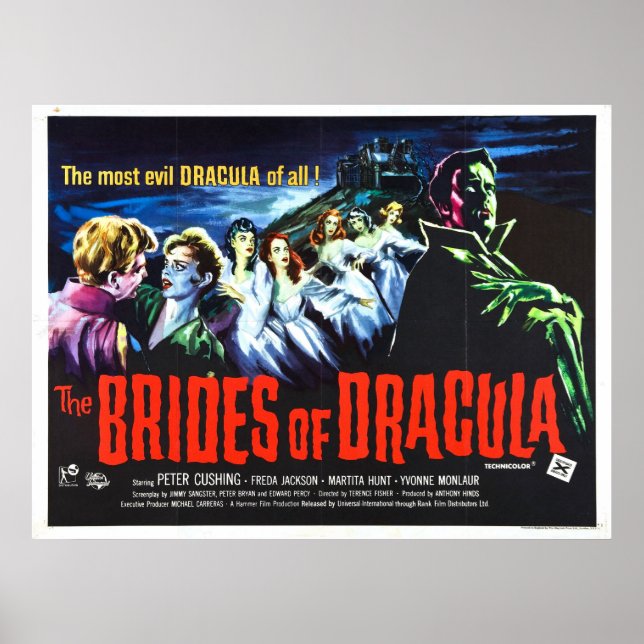 Briderna i Dracula Movie Poster (Framsidan)