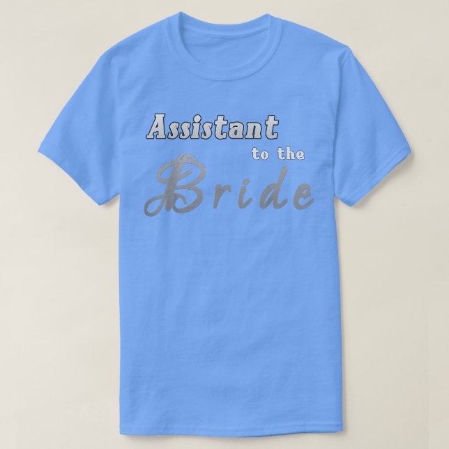 Brides assistent Tee New Helper of the Bride (Design framsida)