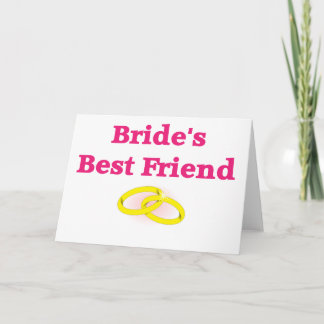 Brides bästa vän kort