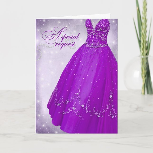 Brides begäran inbjudan (Framsida)