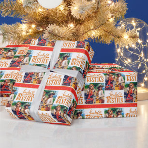 Brides Besties Modern Photo Bröllop Bridesmaid Presentpapper