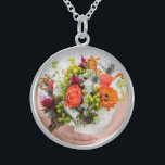 Brides Bröllop Bouquet, lägg till ditt foto-keepsa Sterling Silver Halsband<br><div class="desc">Anpassa den här designen idag! Den här presenten är en perfekt för specialtillfället. Kom kollar upp vår butik för all coola.</div>